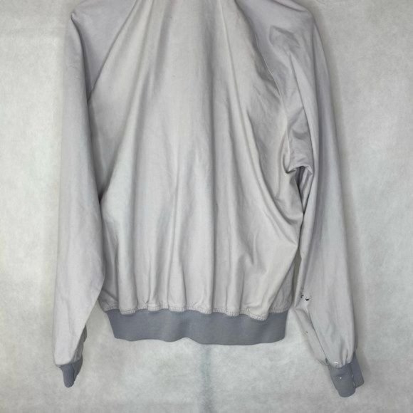 Vintage 80’s Hills shire Farms Octoberfest 86’ mens light jacket gray Large L - Picture 12 of 15